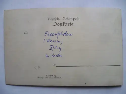 AK Beerfelden Chaussee mit Kirche