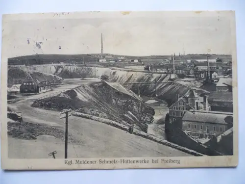 AK Kgl. Muldener Schmelz-Hüttenwerke bei Freiberg