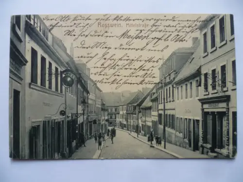 AK Rosswein Mittelstraße