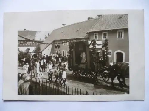 AK Elstra Festumzug zum Heimatfest 20.-22.Juli 1929 I