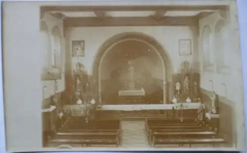 Foto-AK Gera Röm.-kath. Kirche St. Elisabeth alter Zustand