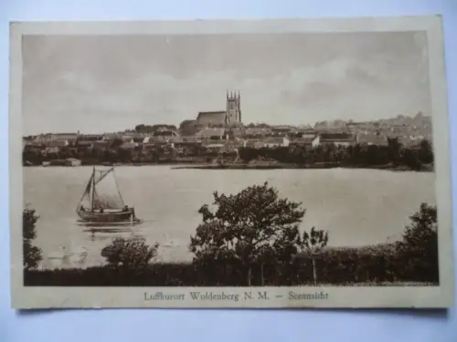 AK Luftkurort Woldenberg Neumark Seeansicht