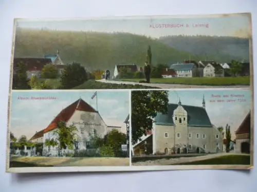 AK Klosterbuch bei Leisnig Gasthof u. Reste des Klosters