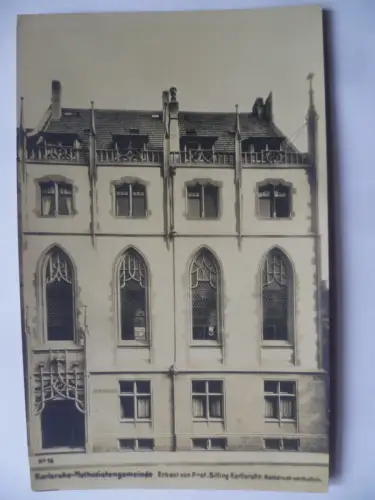 Foto-AK Karlsruhe Methodistengemeinde