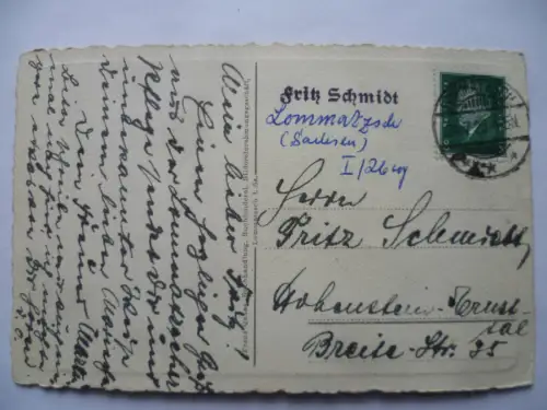 AK Lommatzsch Döbelner Straße