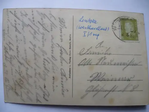 AK Lentzke Gefallenendenkmal Dorfansicht Kirche Gasthof