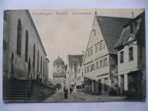 AK Memmingen in Bayern Westnerstrasse
