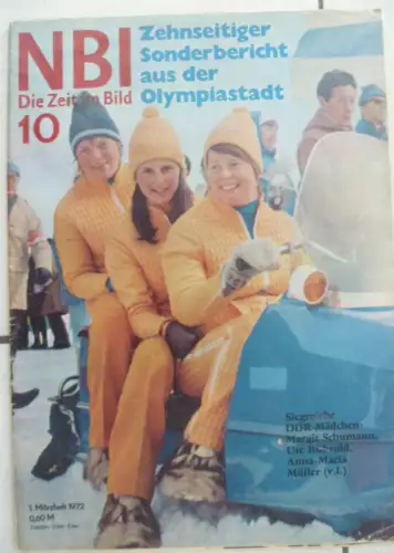 NBI 1. Märzheft 1972 mit Sonderseiten Olympia 1972 Sapporo