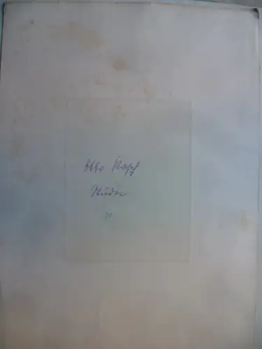 Radierung Otto Rasch Mädchenbildnis