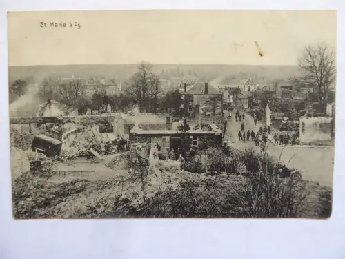 AK St. Marie á Py Zerstörter Ort