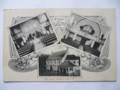 AK Ulm an der Donau Kath.-apost. Kirche