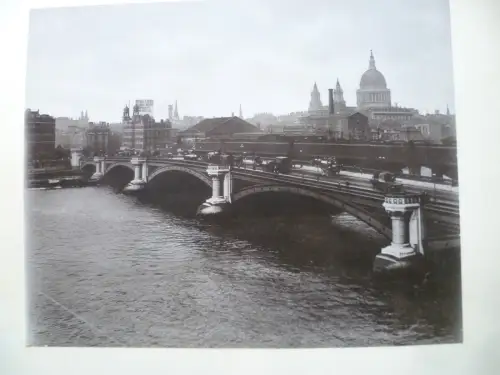 2 große Orig. Fotos London St. Pauls Cathedral um 1890