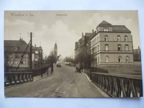 AK Werdau in Sachsen Holzstraße