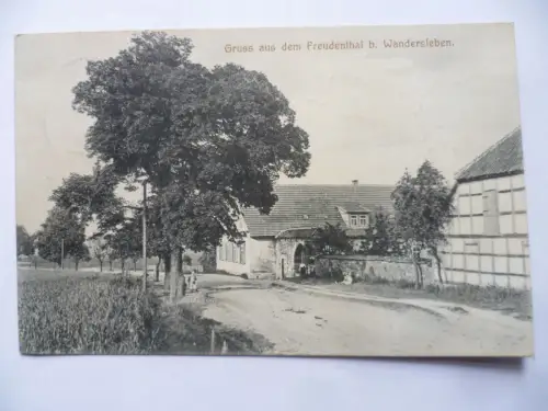 AK Gruss aus dem Freudenthal bei Wandersleben