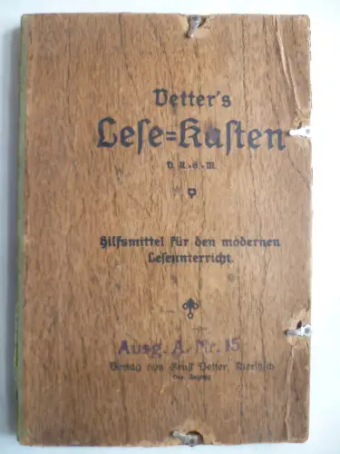 Vetter's Lese-Kasten Hilfsmittel für den modernen Lese-Unterricht  Ausg. A Nr.15