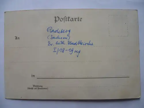 Litho-AK Radeberg 4 Ansichten