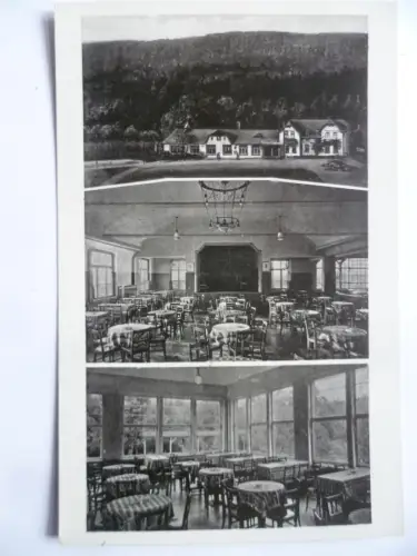 Foto-AK Adelsberg bei Chemnitz Heideschänke