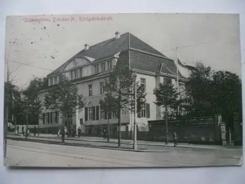 AK Dresden-N. Soldatenheim Königsbrücker Straße