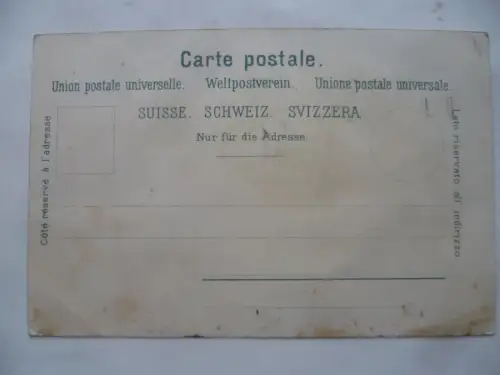 Litho-AK Lac Léman Genfer See