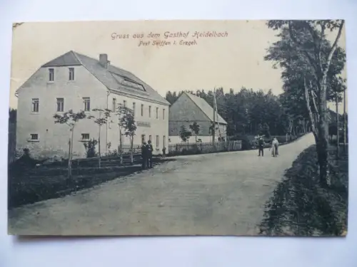 AK Heidelbach Post Seiffen Gasthof