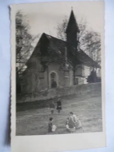 Foto-AK Arnsdorf Sa. Kirche
