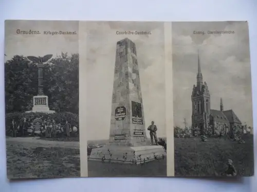 AK Graudenz 3 Denkmäler