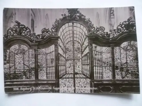 AK Augsburg St. Ulrichskirche Fugger Grabkapelle m. Simperuschor