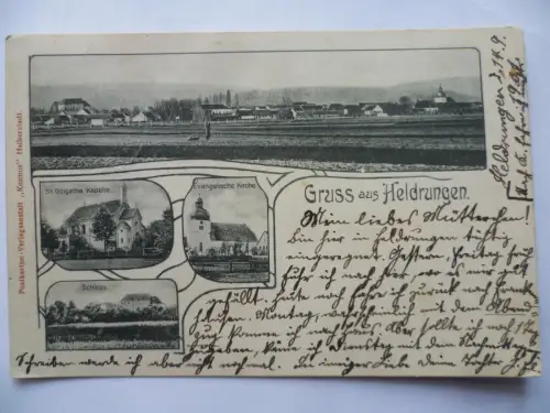 AK Heldrungen 4 Ansichten