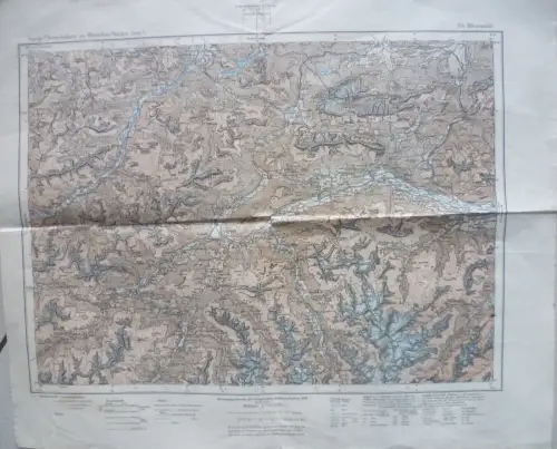 2 Karten Dt. Reich Ausgabe C 194 Mittenwald + 195 Karwendel 1:200000
