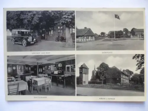 AK Apelnstedt Kr. Wolfenbüttel Gasthof zur Post