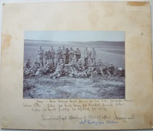 Originalfoto III. Grenzjäger Potsdam um 1900