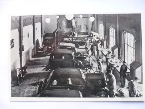 2 Werbe-AK Opel Automobila Karl Hausmann Staßfurt-Leopoldshall