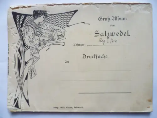 Salzwedel Gruß-Album als Drucksache mit 18 Ansichten