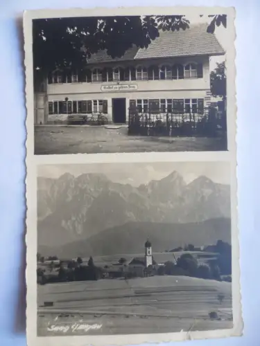 AK Seeg bei Füssen Gasthof zum goldenen Kreuz