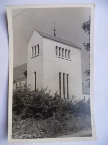 Foto-AK + Foto Weimar Schöndorf St. Bonifatius Kirche