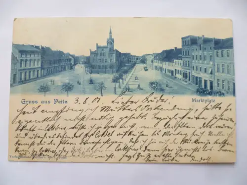 AK Peitz Marktplatz