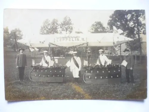 Foto-AK Radfahrverein Neugersdorf Zeppelin