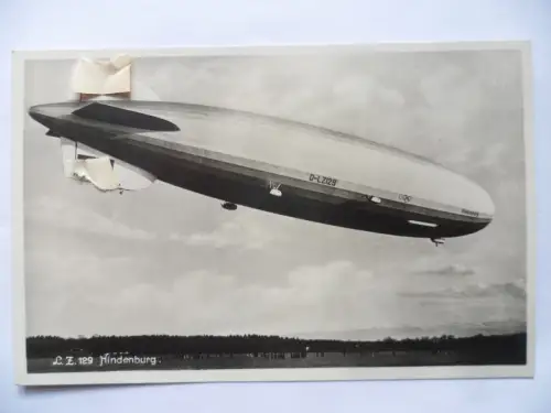 Foto-AK Zeppelin LZ 129 Hindenburg