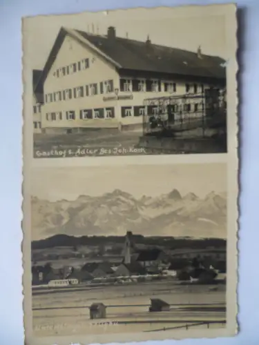 2 AK Unterthingau Allgäu Gasthof zum Adler