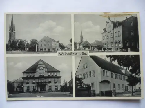 Foto-AK Weinböhla 4 Ansichten