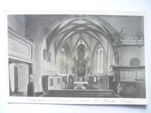 AK Wengelsdorf Saale Kirche Inneres