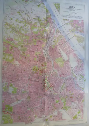 Stadtplan Wien / Verkehrslinien nach 1938 