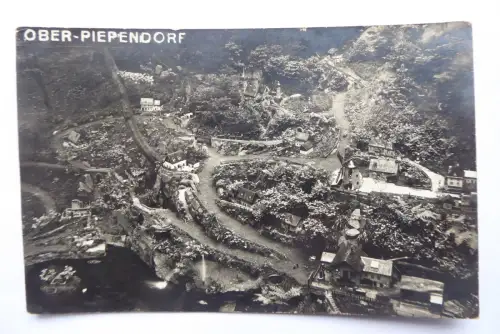 Foto-AK Reichenberg Bez. Dresden Miniaturanlage Ober-Piependorf Felix Hauptmann