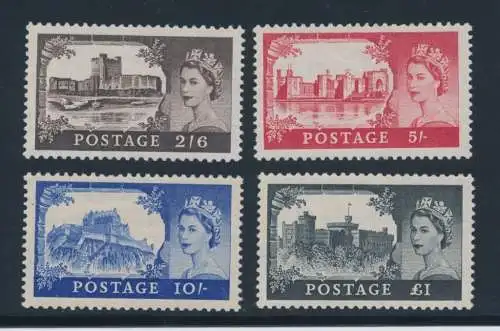 1955 GROSSBRITANNIEN GROSSBRITANNIEN Elisabeth II 283/286 MNH**