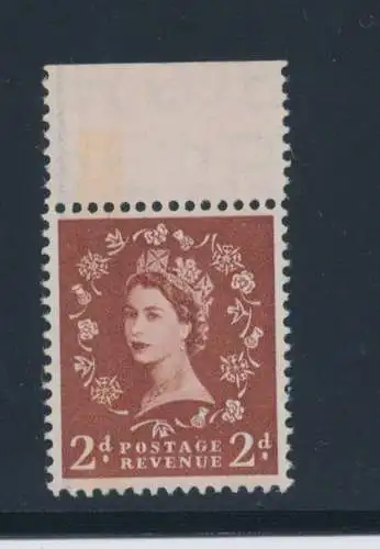 1959 GROSSBRITANNIEN - Elisabeth II. Nr. 309F Graphitbänder Phosphor - postfrisch**