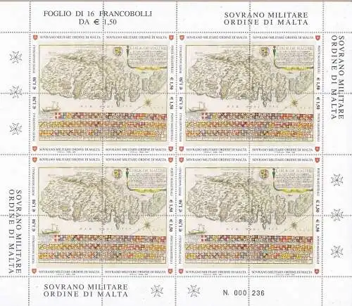 2008 SMOM - Nr. 909/912 Minifil mit 16 MNH-Werten/**