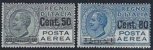 1927 Italien - Königreich - Luftpost Nr. 8/9 mnh **