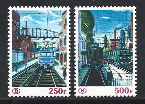 1985 Belgien - TR459/460 2 Werte mnh/**