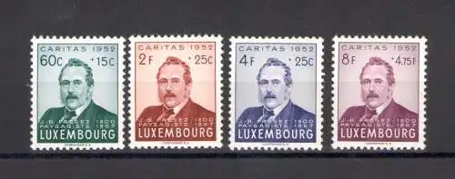 1952 Luxemburg Caritas Pro Kinder 4 Werte Nr. 461/64 mnh**