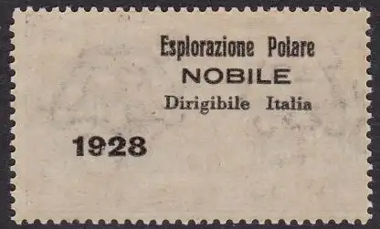 1926-28 Italien - Königreich, Luftpost Nr. 5 MNH/** PRIVATE ÜBERDRUCKE IN SCHWARZ UND GRÜN